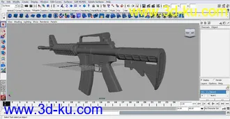 自己做的F15战斗机模型 和 M4卡宾枪模型 给大家共享哈 有不足之处望指教  呵呵的图片