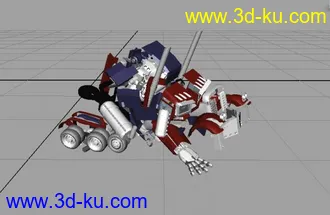 超强变形金刚擎天柱模型  附带变形动画K帧  超强  《审精》的图片