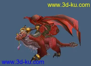 魔兽世界_FBX格式带完美贴图骨头绑定角色模型的图片