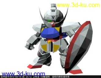 2012年6月新整理的sd高达模型第一部分的图片