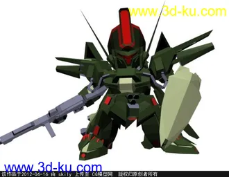 2012年6月新整理的sd高达模型第一部分的图片