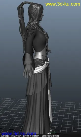 3D打印模型古代女性的图片