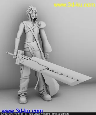 《最终幻想》克劳德模型的图片