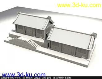 3D打印模型古建筑2的图片