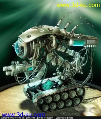 超精细MAYA机械模型 膜拜啊的图片