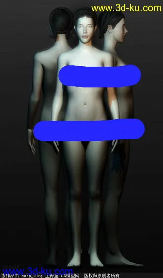 3D打印模型科幻系列女人体下载（3/4）的图片