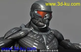 孤岛危机男主角模型带完整贴图的图片