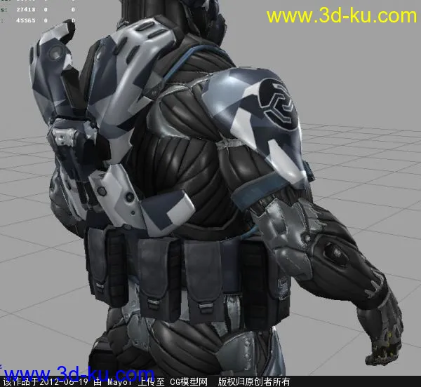 Crysis II_孤岛危机2_主角套装模型合集，附带全部贴图的图片10