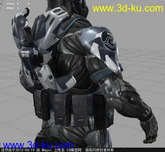Crysis II_孤岛危机2_主角套装模型合集，附带全部贴图的图片