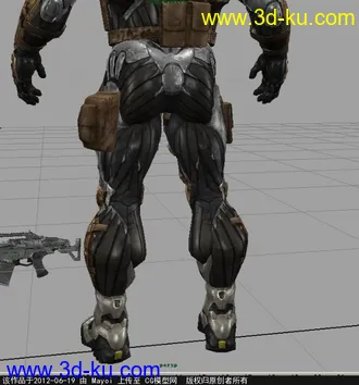 Crysis II_孤岛危机2_主角套装模型合集，附带全部贴图的图片