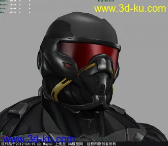 Crysis II_孤岛危机2_主角套装模型合集，附带全部贴图的图片