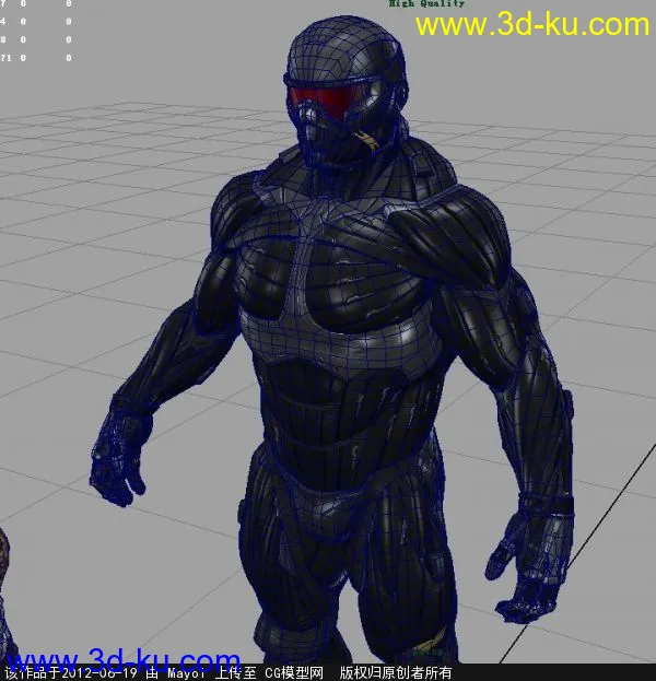 Crysis II_孤岛危机2_主角套装模型合集，附带全部贴图的图片17