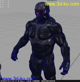 Crysis II_孤岛危机2_主角套装模型合集，附带全部贴图的图片