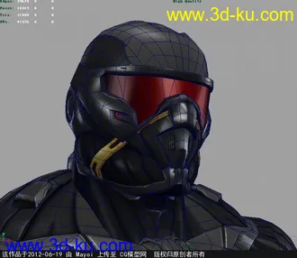 Crysis II_孤岛危机2_主角套装模型合集，附带全部贴图的图片
