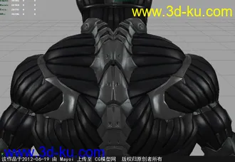 Crysis II_孤岛危机2_主角套装模型合集，附带全部贴图的图片