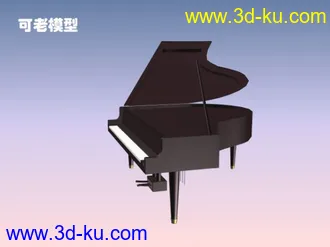 送你一台钢琴3dmax模型（三脚钢琴）的图片