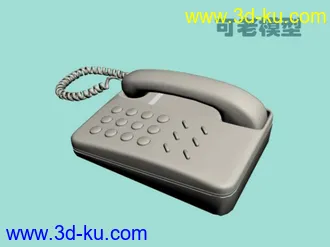 可老送你一部3dmax电话模型的图片