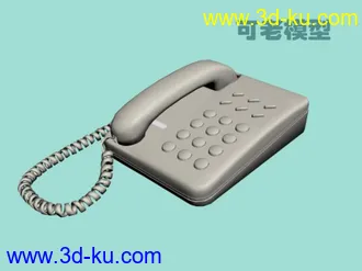 可老送你一部3dmax电话模型的图片