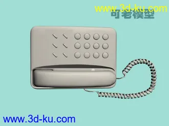可老送你一部3dmax电话模型的图片
