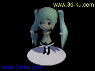 3D打印模型初音的图片