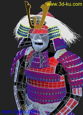 3D打印模型武士盔甲、信玄甲的图片