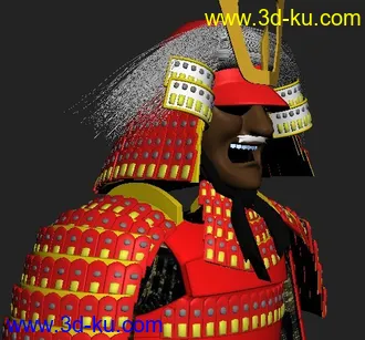 3D打印模型武士盔甲、信玄甲的图片