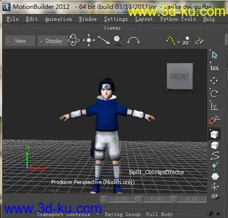 3D打印模型佐助fbx格式的图片