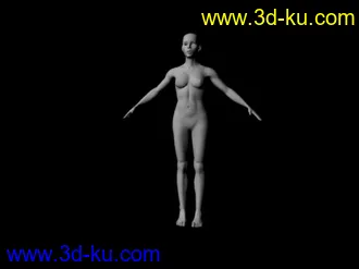 3D打印模型女孩的图片