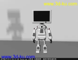 3D打印模型大一时做的机器人的图片