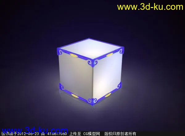 影视栏包三维BOX有材质模型的图片1