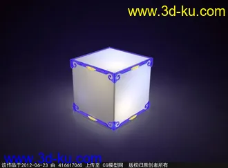 3D打印模型影视栏包三维BOX有材质的图片