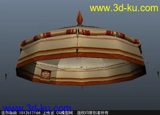 3D打印模型帐篷栏杆的图片