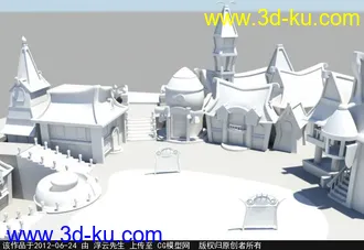 3D打印模型一个场景，喜欢的拿走的图片