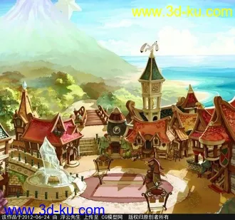 3D打印模型一个场景，喜欢的拿走的图片
