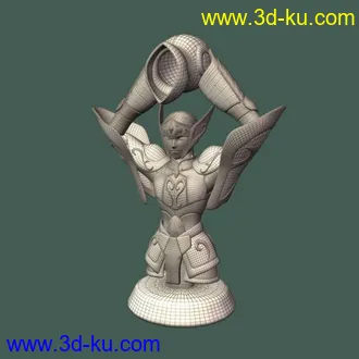 3D打印模型3D黄金圣衣－水瓶座的图片