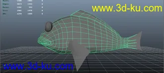 一条鱼模型的图片