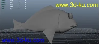 一条鱼模型的图片