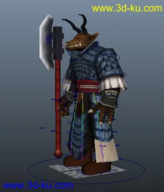 3D打印模型拿走牛头的图片