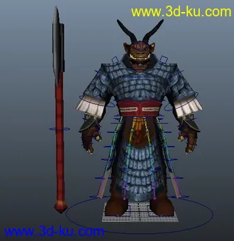 3D打印模型拿走牛头的图片