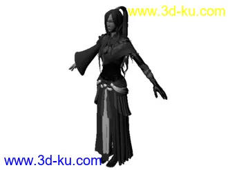 精细的游戏人物模型的图片