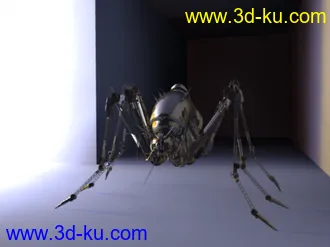 机械蜘蛛模型的图片