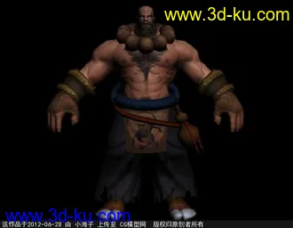 游戏人物模型大和尚的图片