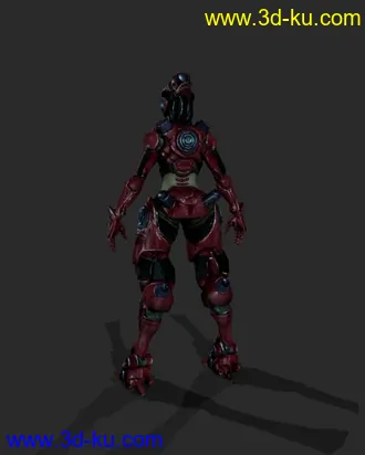 3D打印模型又是阶段性作业~~兔女郎？原画来自DW大赛某作品~~~的图片