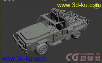 3D打印模型军事越野吉普车  max    下载的图片