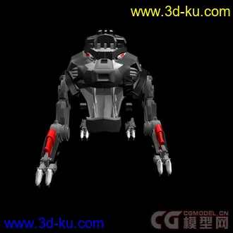 机械狼模型的图片