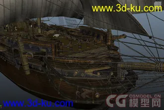 3D打印模型古代海盗船的图片