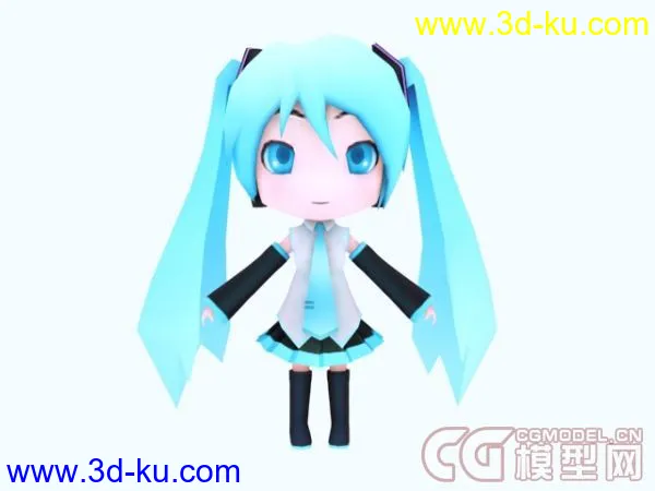 小初音游戏精细模型的图片2