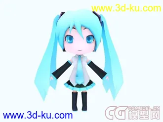 小初音游戏精细模型的图片