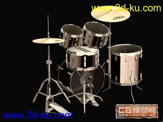 乐器---架子鼓模型的图片