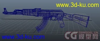 AK 47 模型下载的图片